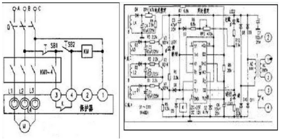電動機(jī)保護(hù)器工作原理圖分析
